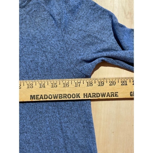 Jenny Boston Women's Hooded pullover shirt with pocket. Super soft. Blue. Small - Picture 3 of 5